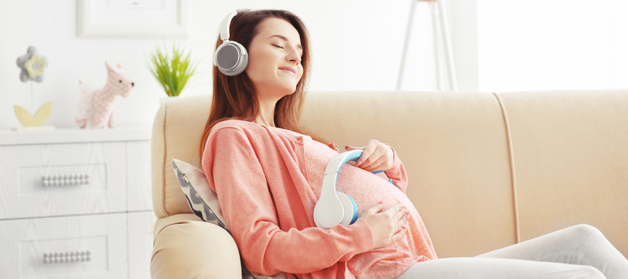 Music therapy for pregnant women